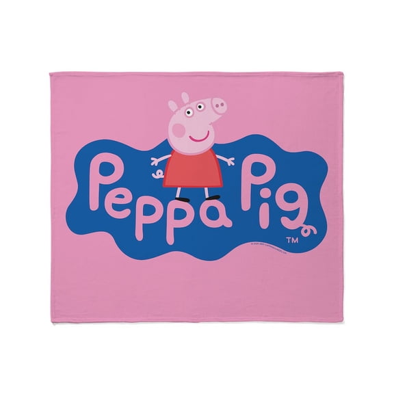 CafePress - Peppa Pig - Soft Fleece Throw Blanket, 50"x60" for All Ages