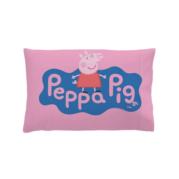 CafePress - Peppa Pig - Standard Size Pillow Case, 20"x30" Pillow Cover, Unique Pillow Slip Fleece
