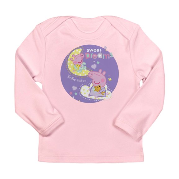 CafePress - Peppa Pig: Sweet Dreams Long Sleeve Infant T Shirt - Long Sleeve Infant T-Shirt