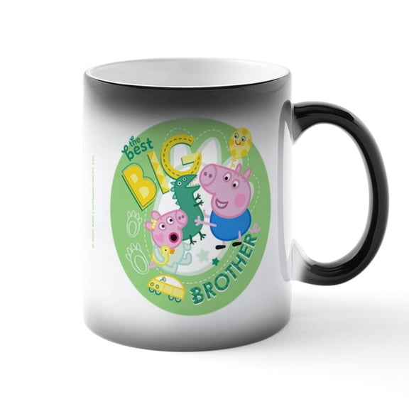CafePress - Peppa Pig: The Best Big Brother - 11 oz Color Changing Magic Mug