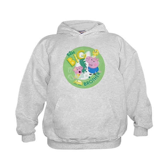 CafePress - Peppa Pig: The Best Big Brother - Kids Hooded Sweatshirt, Classic Hoodie