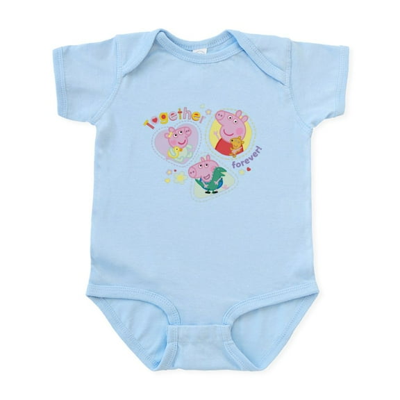 CafePress - Peppa Pig: Together Forever! - Baby Light Bodysuit, Size Newborn - 24 Months