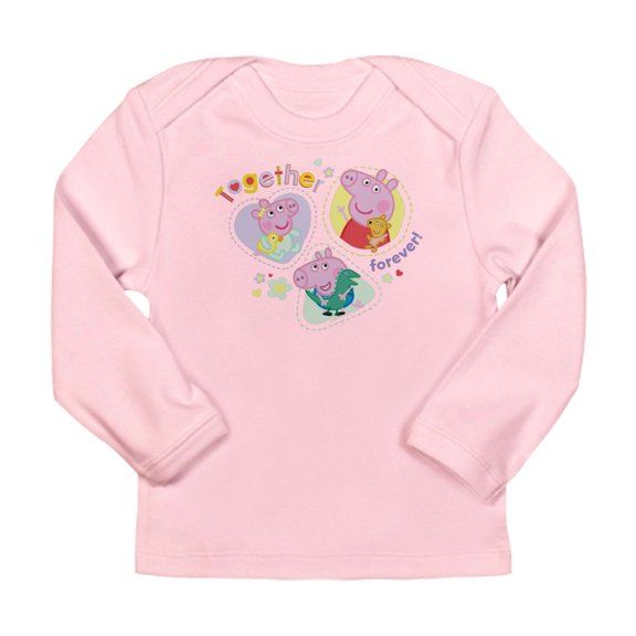 CafePress - Peppa Pig: Together Forever! Long Sleeve Infant T Shirt - Long Sleeve Infant T-Shirt