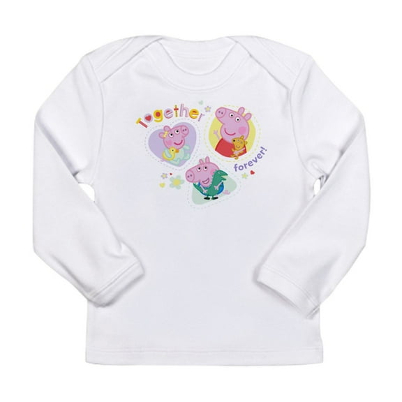 CafePress - Peppa Pig: Together Forever! Long Sleeve Infant T Shirt - Long Sleeve Infant T-Shirt