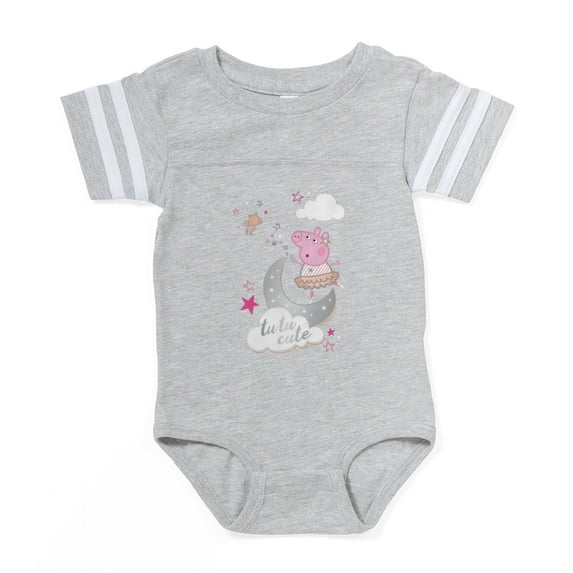 CafePress - Peppa Pig Tutu Cute - Cute Infant Baby Football Bodysuit