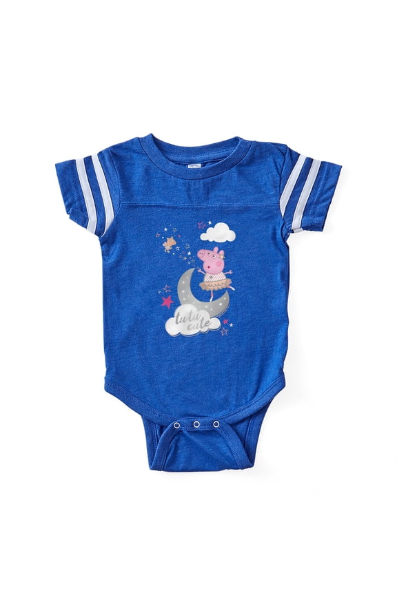 - Peppa Pig Tutu Cute - Cute Infant Baby Football Bodysuit