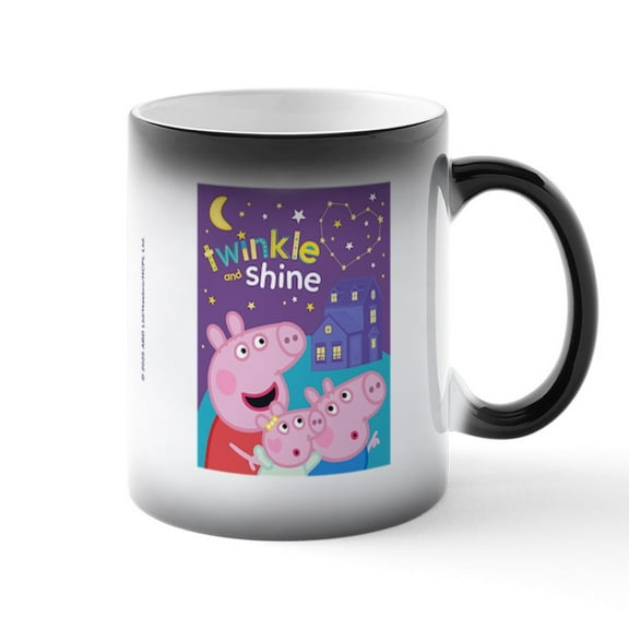 CafePress - Peppa Pig: Twinkle And Shine - 11 oz Color Changing Magic Mug