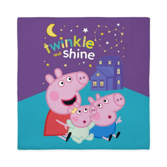 CafePress - Peppa Pig: Twinkle And Shine - Queen Duvet
