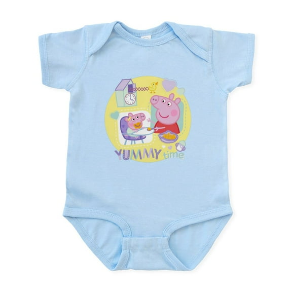 CafePress - Peppa Pig: Yummy Time - Baby Light Bodysuit, Size Newborn - 24 Months