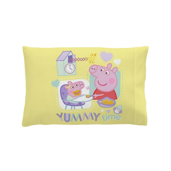 CafePress - Peppa Pig: Yummy Time - Standard Size Pillow Case, 20"x30" Pillow Cover, Unique Pillow Slip Fleece