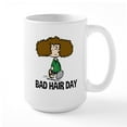 thumbnail image 1 of CafePress - Peppermint Patty Bad Hair Day Mugs - 15 oz Ceramic Large White Novelty Mug, 1 of 6
