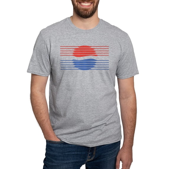 CafePress - Pepsi 90S Lines Fitted T Shirt - Fitted T-Shirt, Vintage Fit Soft Cotton Tee