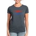 thumbnail image 1 of CafePress - Pepsi 90S Lines Women's Dark T Shirt - Women's Traditional Fit Dark T-Shirt, 1 of 4