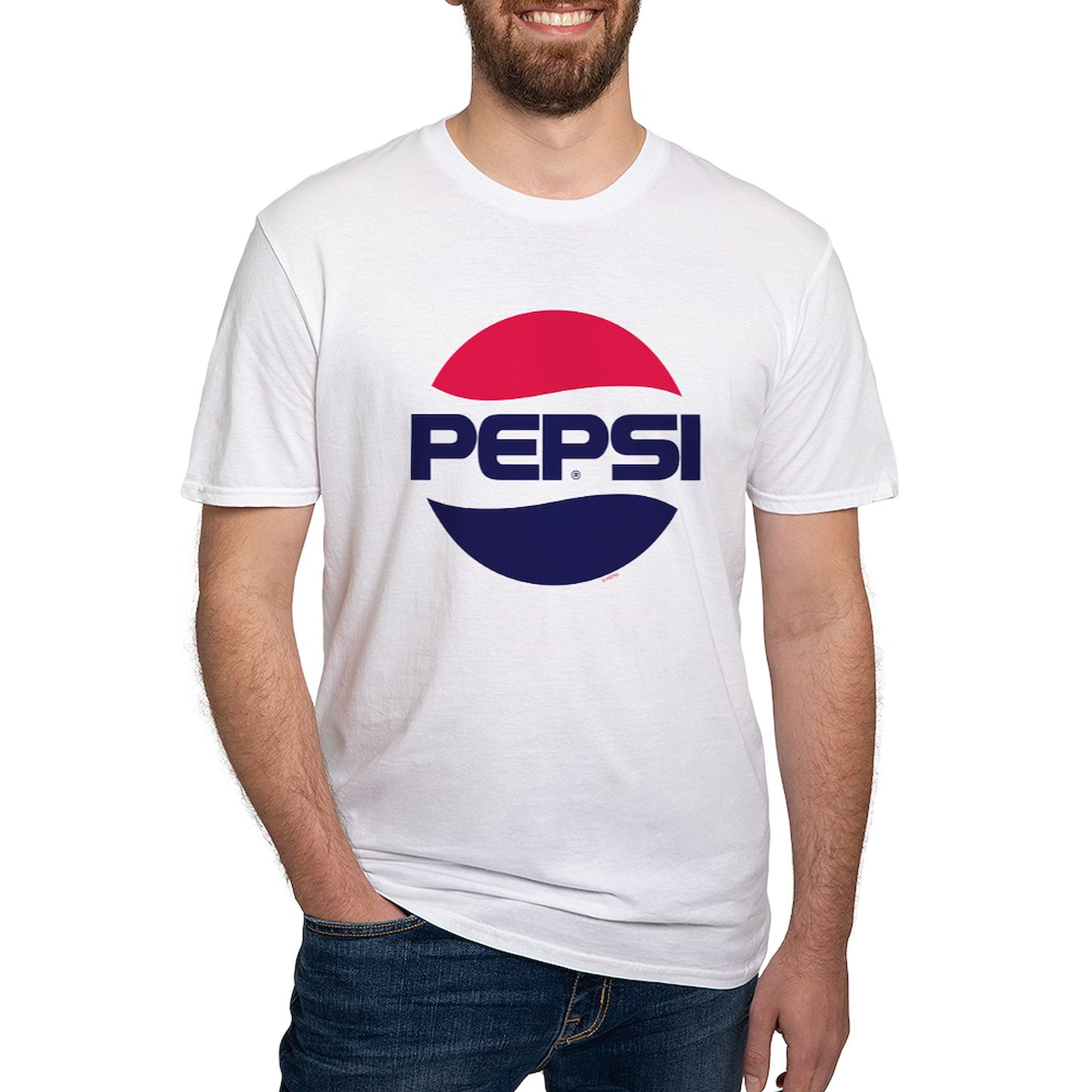 CafePress - Pepsi 90S Logo Fitted T Shirt - Fitted T-Shirt