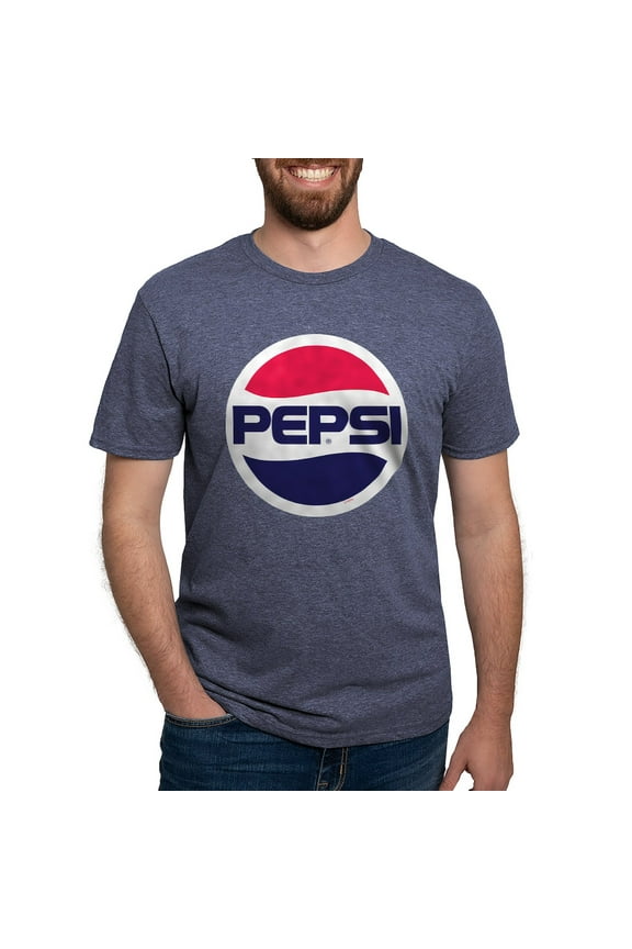 - Pepsi 90S Logo Mens Tri Blend T Shirt - Mens Tri-blend T-Shirt