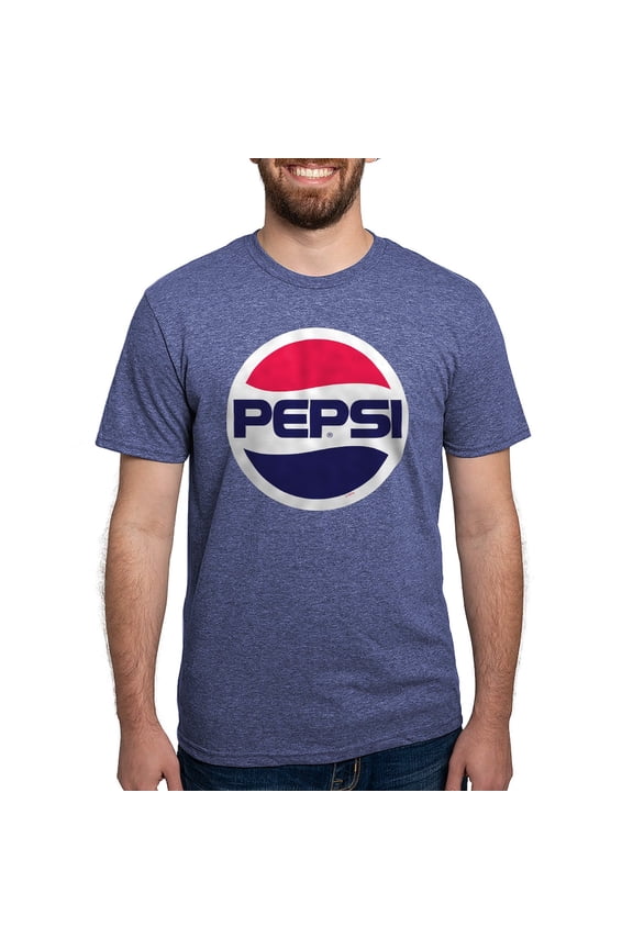 - Pepsi 90S Logo Mens Tri Blend T Shirt - Mens Tri-blend T-Shirt