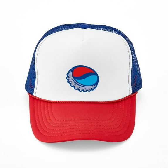 CafePress - Pepsi Blue - Adjustable Unisex Printed Trucker Hat with Mesh Back
