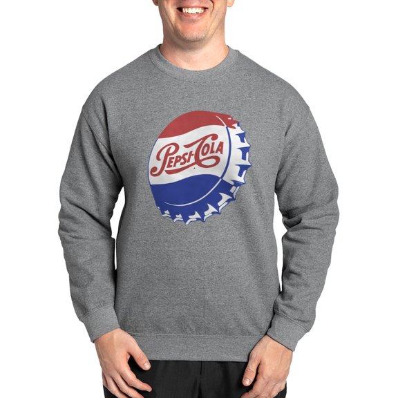 CafePress - Pepsi Bottle Cap Sweatshirt - Crew Neck Sweatshirt