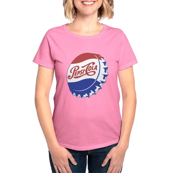 CafePress - Pepsi Bottle Cap Women's Classic T Shirt - Women's Traditional Fit Dark T-Shirt