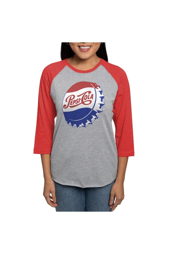 - Pepsi Bottle Cap - Womens Baseball Tee