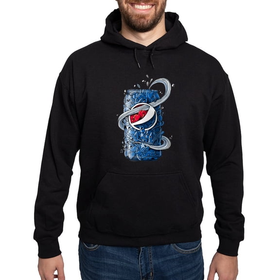CafePress - Pepsi Can Doodle Hooded Sweatshirt - Pullover Hoodie, Classic, Comfortable Hooded Sweatshirt
