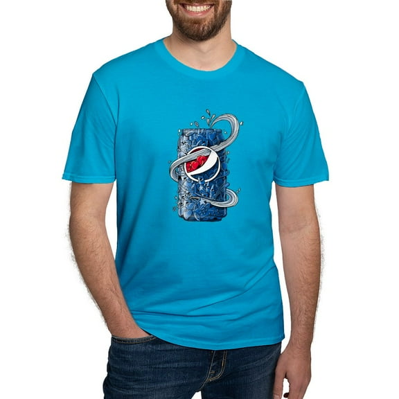 CafePress - Pepsi Can Doodle Men's Classic T Shirt - Men's Fitted T-Shirt
