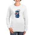 thumbnail image 1 of CafePress - Pepsi Can Doodle Women's Long Sleeve T Shirt - Women's Long Sleeve Graphic Casual T-Shirt, 1 of 4
