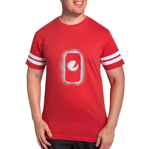 CafePress - Pepsi Can Outline - Mens Football Shirt