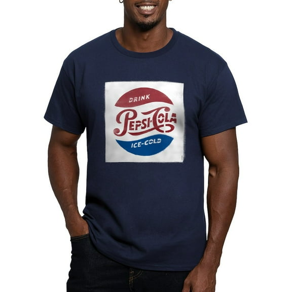 CafePress - Pepsi Cola Ice Cold Fitted T Shirt - Men's Fitted T-Shirt