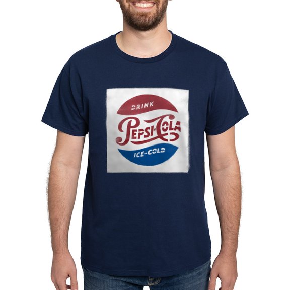 CafePress - Pepsi Cola Ice Cold Light T Shirt - Men's Classic Graphic Cotton T-Shirt