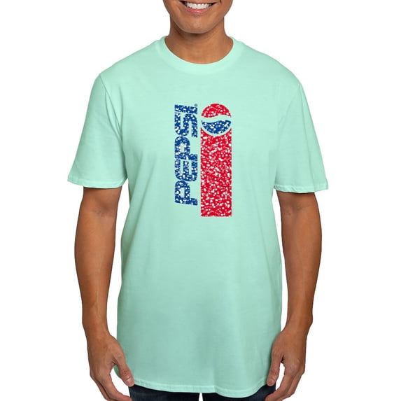 CafePress - Pepsi Flashback Bubble Men's Fitted T Shirt (Dark) - Men's Fitted T-Shirt