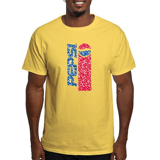 CafePress - Pepsi Flashback Bubbles T Shirt - Men's Classic Cotton T-Shirts