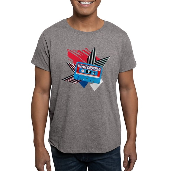 CafePress - Pepsi Flashback Casset Men's Fitted T Shirt (Dark) - Men's Fitted T-Shirt