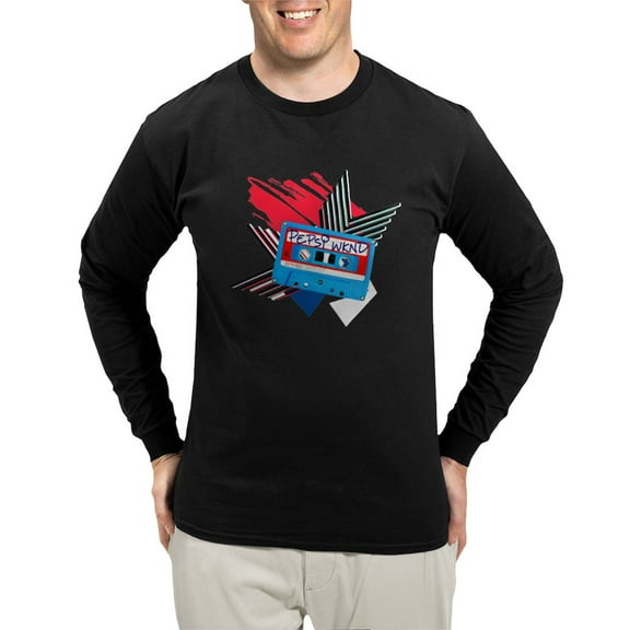 CafePress - Pepsi Flashback Cassette Long Sleeve Dark T Shirt - Long Sleeve Dark T-Shirt