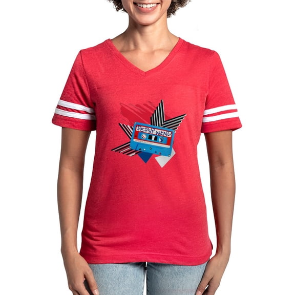 CafePress - Pepsi Flashback Cassette - Womens Football Shirt