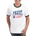 thumbnail image 1 of CafePress - Pepsi Flashback Spirit T Shirt - 100% Cotton Ringed T-Shirt, 1 of 4