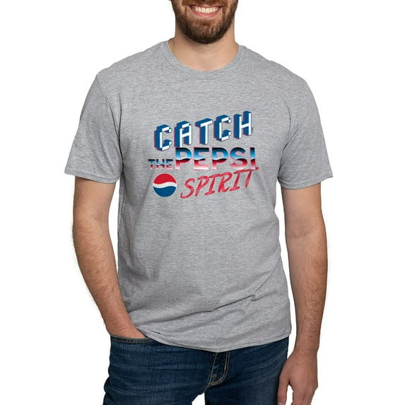 CafePress - Pepsi Flashback Spirit T Shirt - Fitted T-Shirt, Vintage Fit Soft Cotton Tee