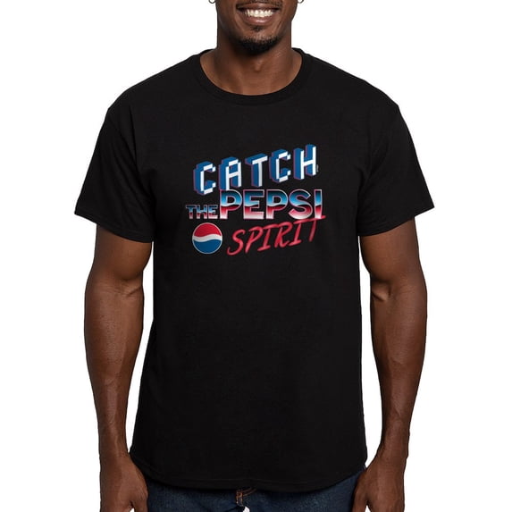 CafePress - Pepsi Flashback Spirit T Shirt - Men's Fitted T-Shirt
