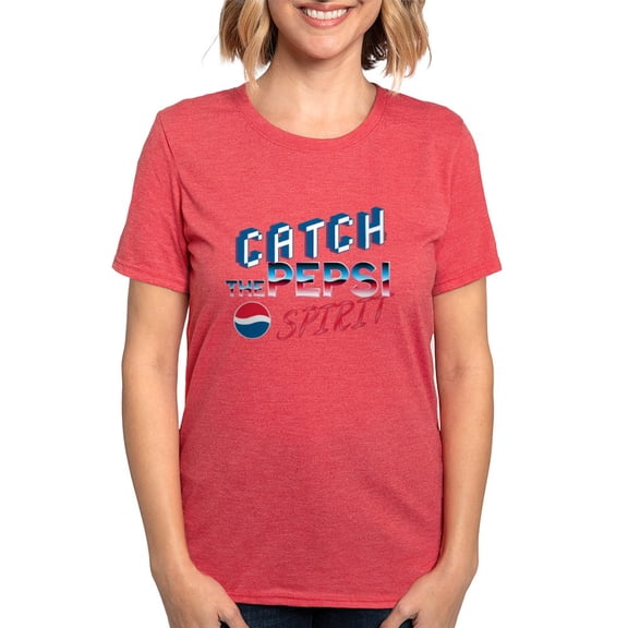 CafePress - Pepsi Flashback Spirit T Shirt - Womens Tri-blend T-Shirt