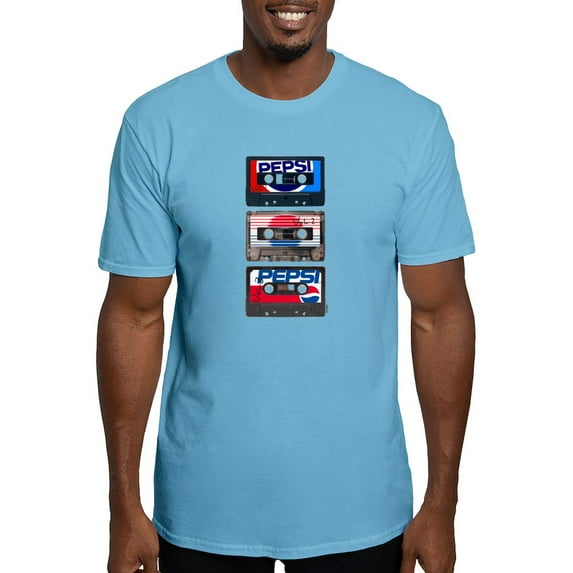 CafePress - Pepsi Flashback Tapes Fitted T Shirt - Fitted T-Shirt, Vintage Fit Soft Cotton Tee