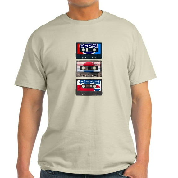 CafePress - Pepsi Flashback Tapes Light T Shirt - Men's Classic Graphic T-Shirt