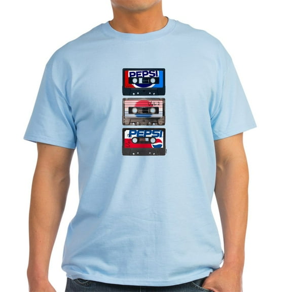 CafePress - Pepsi Flashback Tapes Light T Shirt - Men's Classic Graphic T-Shirt