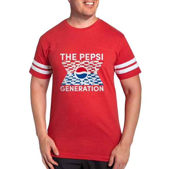 CafePress - Pepsi Generation Checkered - Mens Football Shirt