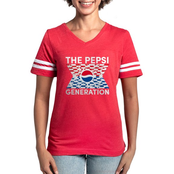 CafePress - Pepsi Generation Checkered - Womens Football Shirt
