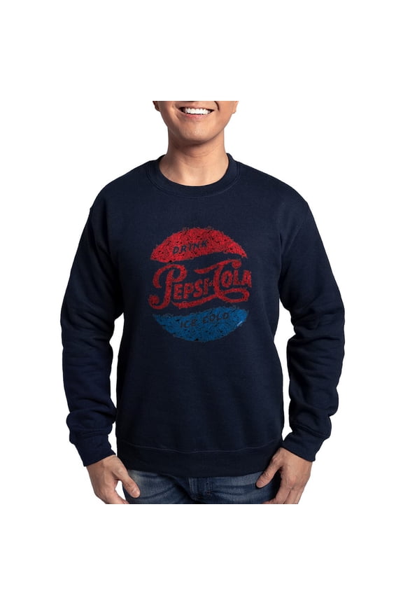- Pepsi Logo Doodle Sweatshirt - Classic Crew Neck Sweatshirt