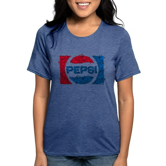 CafePress - Pepsi Logo Doodle T Shirt - Womens Tri-blend T-Shirt