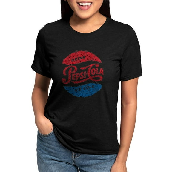 CafePress - Pepsi Logo Doodle T Shirt - Womens Tri-blend T-Shirt