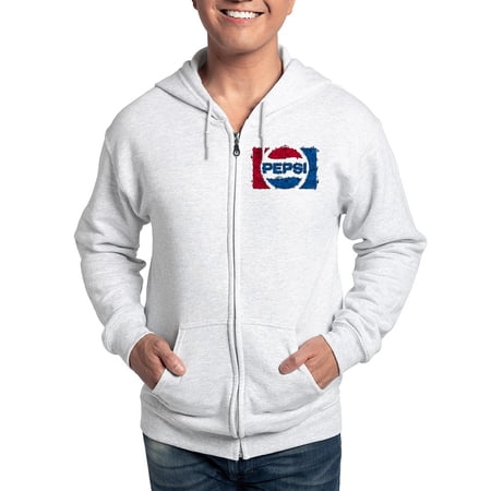 CafePress - Pepsi Logo Doodle Zip Hoodie - Zip Hoodie, Classic Hooded Sweatshirt with Metal Zipper