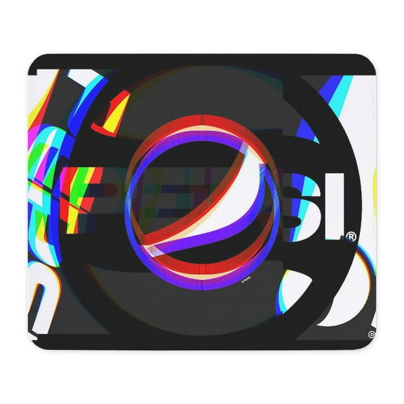 CafePress - Pepsi Logo Glitch Mousepad - Non-slip Rubber Mousepad, Gaming Mouse Pad