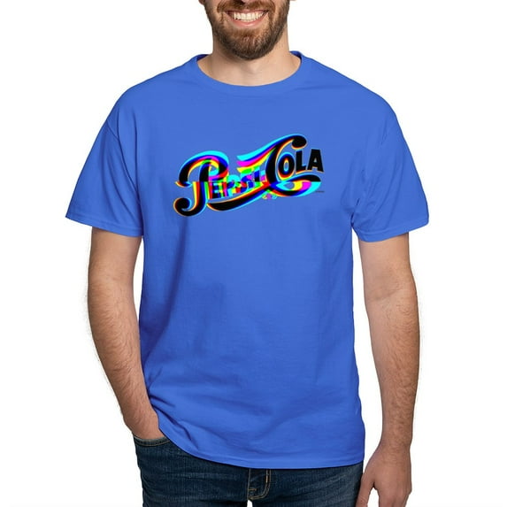 CafePress - Pepsi Logo Glitch T Shirt - Men's Classic Graphic Cotton T-Shirt